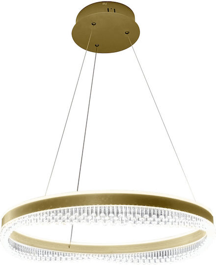 Eko Light Висящо Осветително Тяло Златист 60x60см.