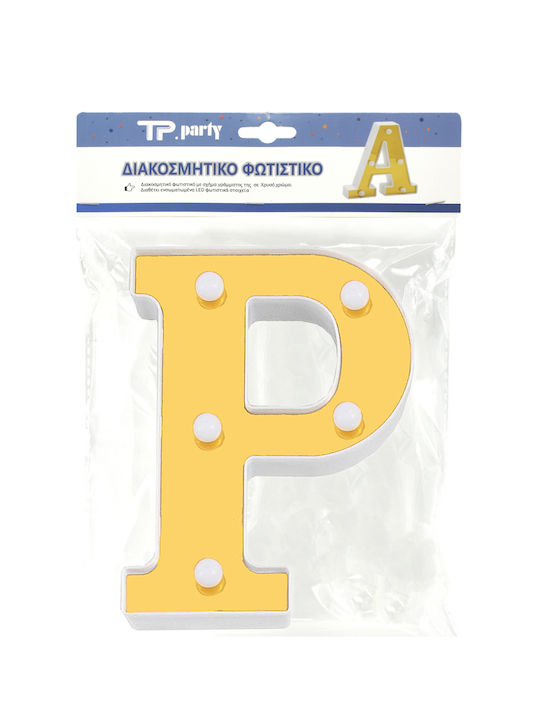 Tpster Lustră Decorativă Scrisoare Auriu