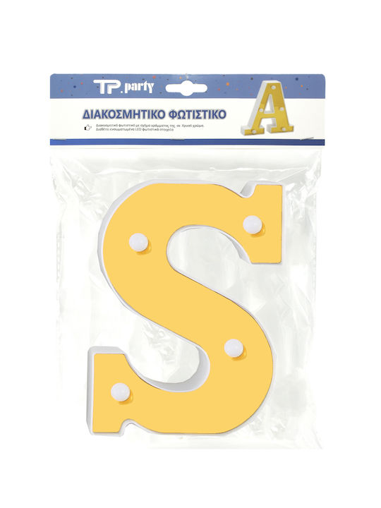 Tpster Dekorative Lampe Brief Gold