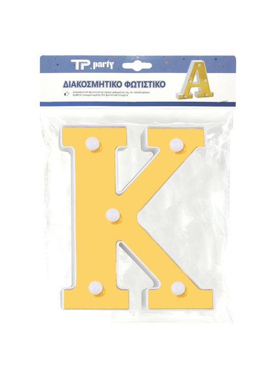 Tpster Dekorative Lampe Brief Gold