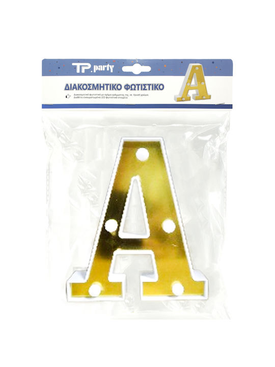 Tpster Διακοσμητικό Φωτιστικό LED Γράμμα 14.6x16.3x3.5εκ.