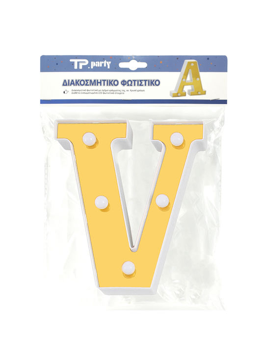 Tpster Dekorative Lampe Brief Gold
