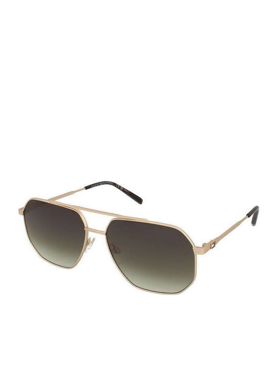 Tommy Hilfiger Bărbătești Ochelari de soare cu Auriu Cadru și Verde Degradati Lentilă TH2191/S AOZ/9K