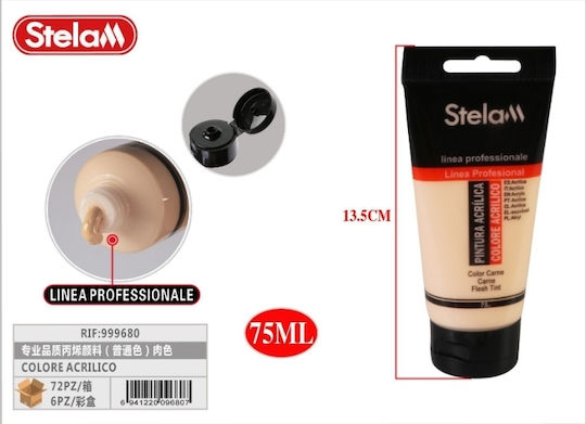 Stelan Stelam Colore Acrilico Acrylic Paint Set 46 Flesh Tint 75ml 1pcs