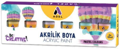Adel Set Culori Acrilice Pictură în culoarea Galben 25ml 1buc
