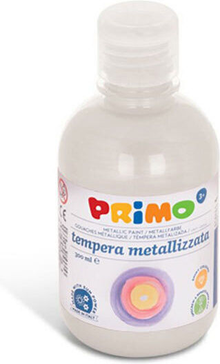 Primo Acrylic Paint Set in White color White Metallic 300ml 1pcs