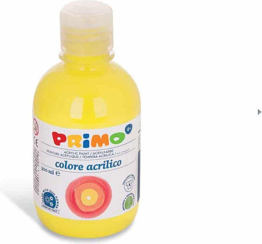 Primo Fluo Ακρυλικό Χρώμα Ζωγραφικής Κίτρινο 300ml
