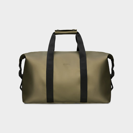 Rains Hilo Weekend Bag W3 Sack Voyage 37lt Green made of Artificial Leather L52xW26xH27cm