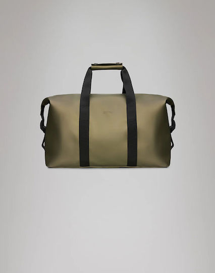 Rains Hilo Weekend Bag W3 Sack Voyage 37lt Green made of Artificial Leather L52xW26xH27cm