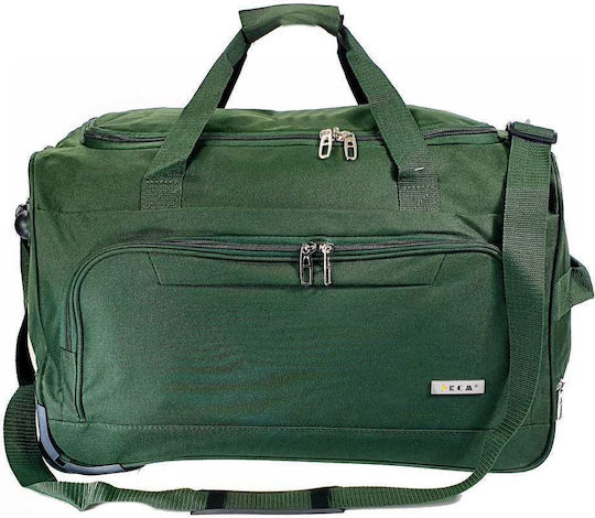 RCM 701-24 Khaki Sack Voyage Back 65lt Green with Wheels Fabric L60xW33xH33cm