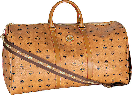 La tour Eiffel Sack Voyage 40lt Tabac Brown made of Artificial Leather L56xW25xH31.5cm