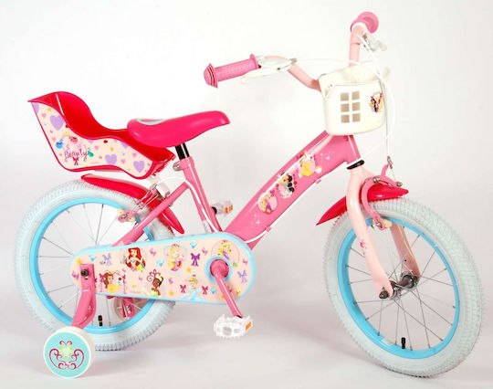 Volare Disney Princess 16" Kinder Fahrrad BMX Rosa