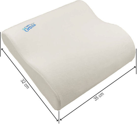 Orthia Travel Pillow with Carrying Case 35x32x10cm White