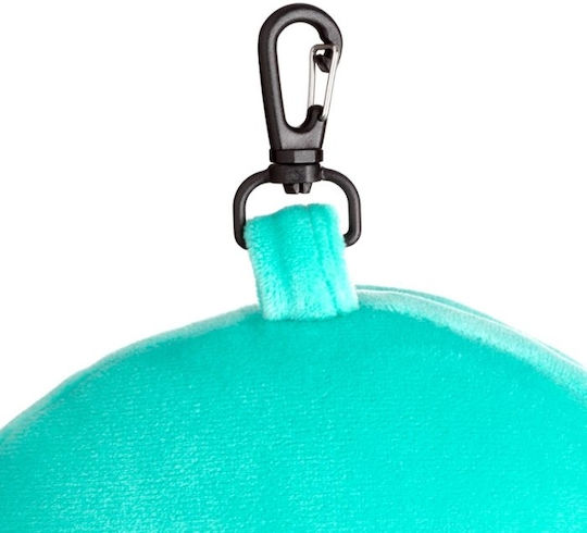 Puckator Pernă de călătorie Rotund Poliester Turcoaz M15.5xL15xH9cm