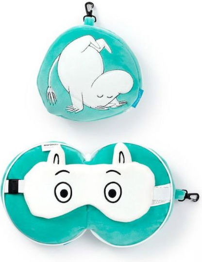 Puckator Pernă de călătorie Rotund Poliester Turcoaz M15.5xL15xH9cm