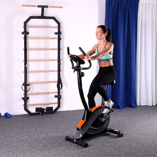HMS Bicicletă de exerciții în picioare Magnetic cu roți