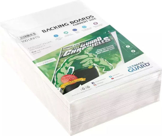 Ultimate Guard Plastic Sleeves for Comics A4 100pcs Backer Boards 100pcs