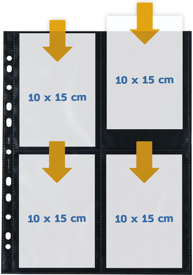 Herma Folie de Plastic pentru Film A4 cu Găuri