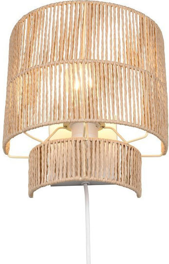 Trio Lighting Industrial White Wall Lamp