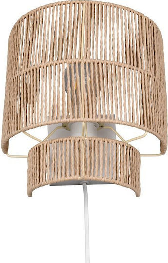 Trio Lighting Industrial White Wall Lamp