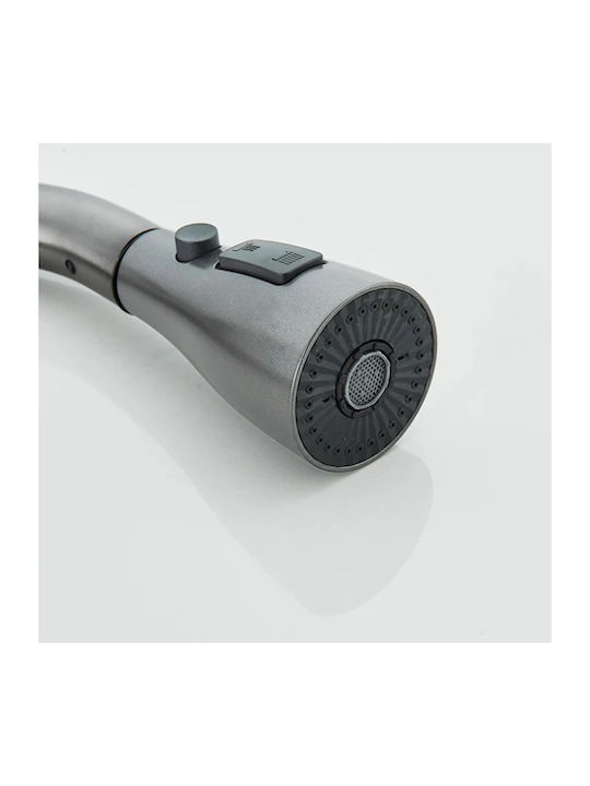 Επικαθήμενος Νεροχύτης Inox Μ60xΠ45cm Μαύρος