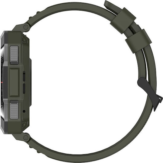 BlackView W60 50mm Smartwatch με Παλμογράφο (Πράσινο)