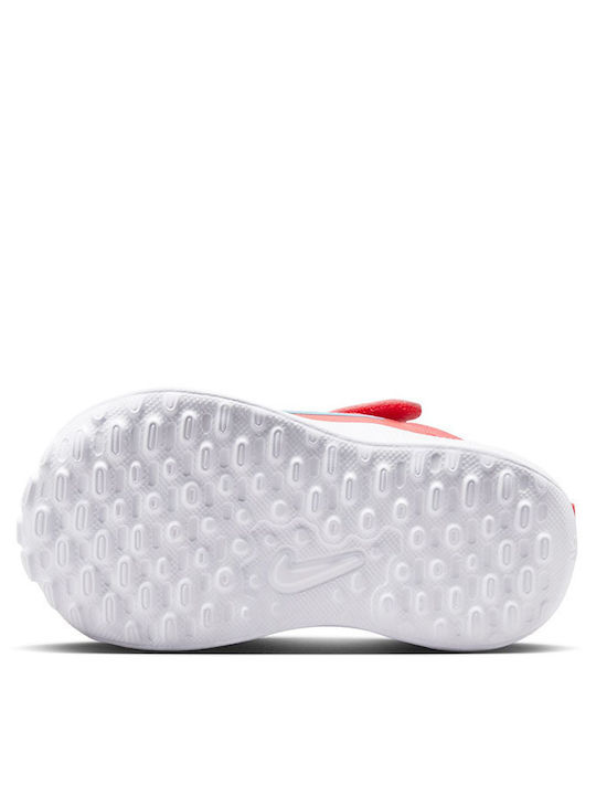Revolution 7 Kids Sports Shoes Running with Hoop & Loop Closure Orange