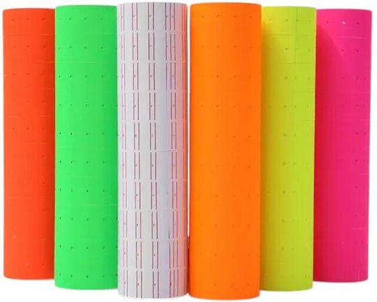 500 Self-Adhesive Label Rolls 12x20mm 1pcs