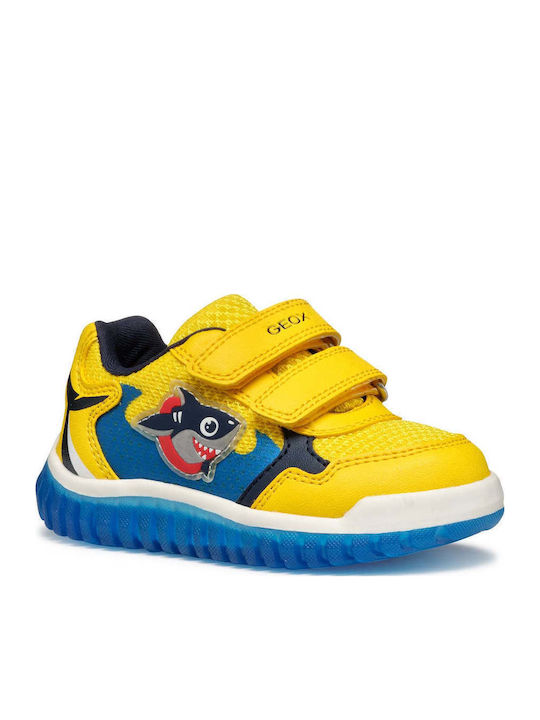 Sneaker Kids Sneakers Anatomic with Scratch & Lights Yellow