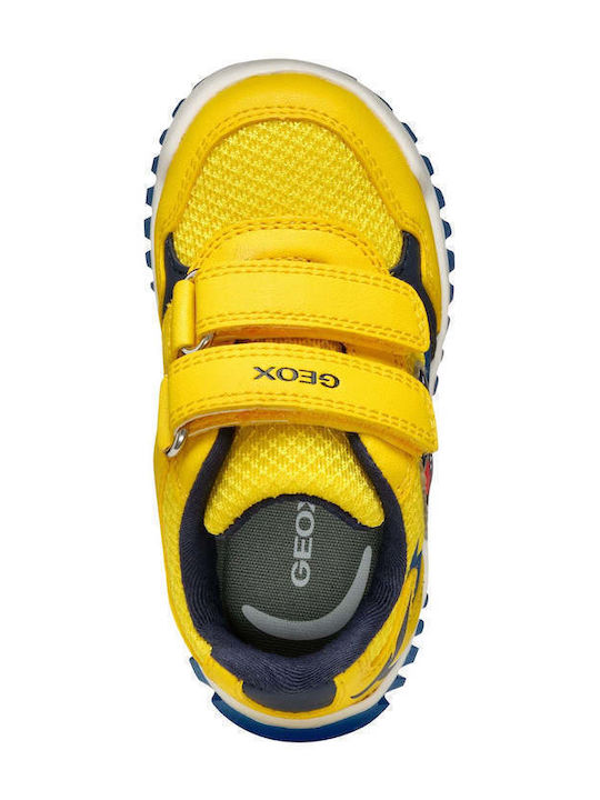 Sneaker Kids Sneakers Anatomic with Scratch & Lights Yellow