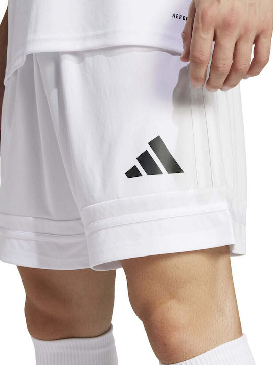Squadra 25 Sports Men's White Shorts