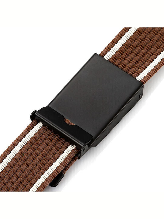 Men's Belt Leather Webbing Belt Multicolored