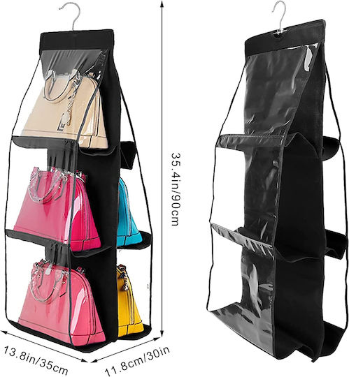 Aufhängen Aufbewahrungshülle für Schuhe / Taschen in Schwarz Farbe 1Stück
