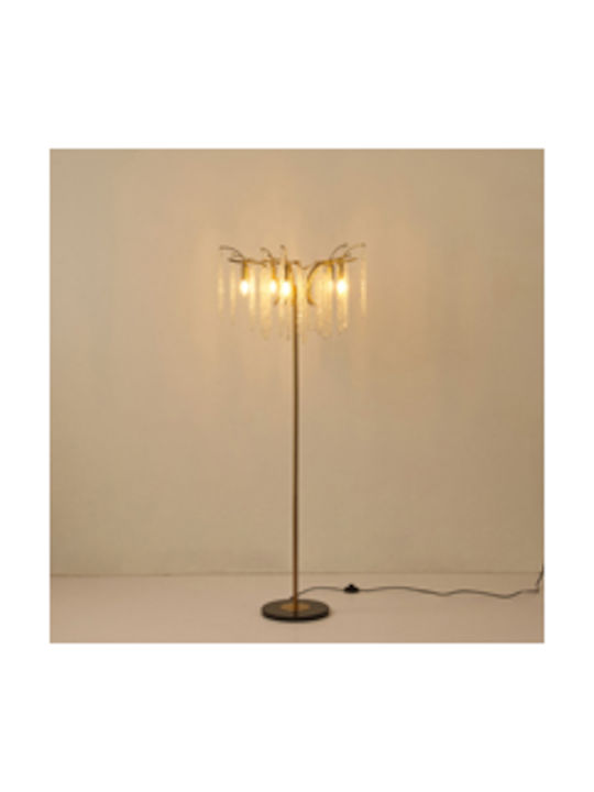 Eurolamp Φωτιστικό Δαπέδου Υ150xΜ58εκ. με Ντουί για Λαμπτήρα E14 Διάφανο