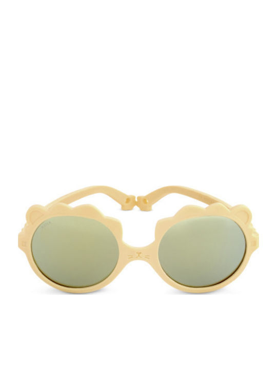 KiETLA Lion Unbreakable Kids Sunglasses Beige For 2-4 Years