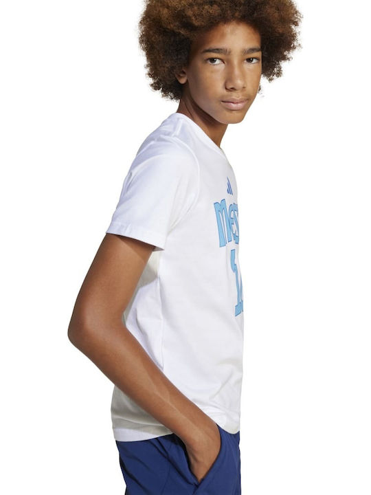 Kids Top Short-sleeved White