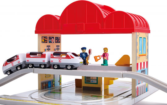 Hape Set with Train made of Wood for 3+ years+ Years