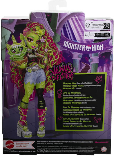 Mattel Venus McFlytrap + Chewlian Cat Păpușă pentru 4+ ani+ Ani
