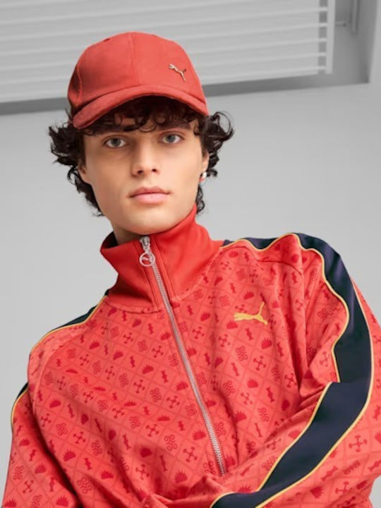 Puma Road To Unity Baseball Cap Unisex Καπέλο Polyester Red Fire 026215-02