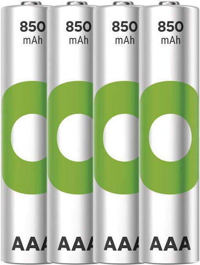 Genius Pack Επαναφορτιζόμενες Μπαταρίες AAA Ni-MH 850mAh 1.2V 4τμχ