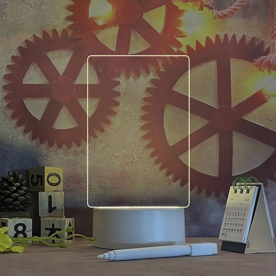 Plexi 3D Zeichnungslampe Schreibnachrichten
