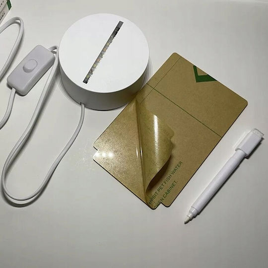 Plexi 3D Zeichnungslampe Schreibnachrichten