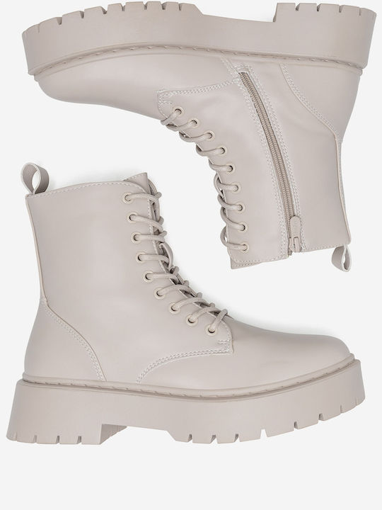 Women's Ankle Boots Beige