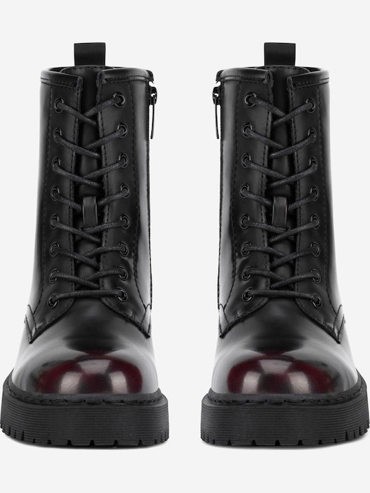 Stiefeletten Damen Rot