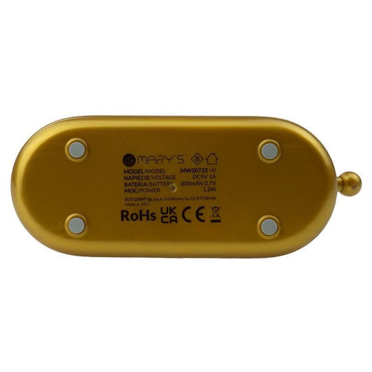 Mary's Led Kids Decorative Lamp Yellow 13.4x9.8x5.4εκ.