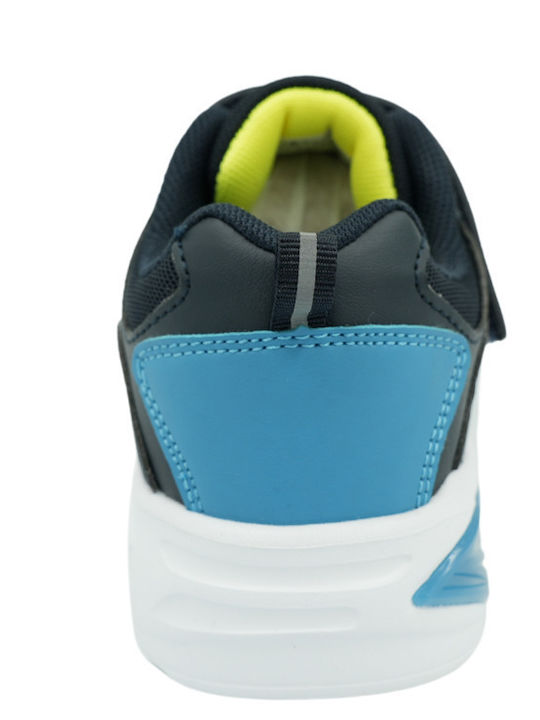 Wave Παιδικά Sneakers με Σκρατς & Φωτάκια Navy Μπλε S32778-BS502