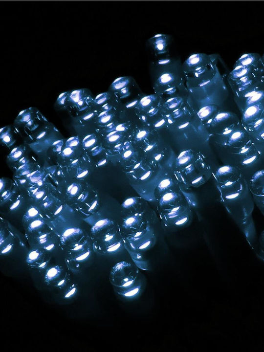 Outdoor Garden Lighting Installation 9 Meters 120 LEDs Battery-Operated White
