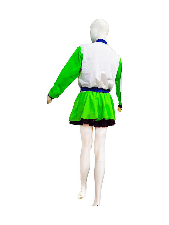 Karnevalskostüm für Erwachsene Cheerleader Neon