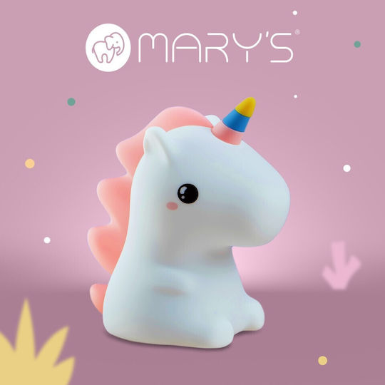 Mary's Led Παιδικό Διακοσμητικό Φωτιστικό Λευκό 9x12.3x14.2εκ.