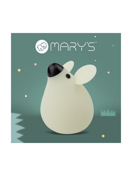 Mary's Led Παιδικό Διακοσμητικό Φωτιστικό Γκρι 12.5x10.3x12.5εκ.